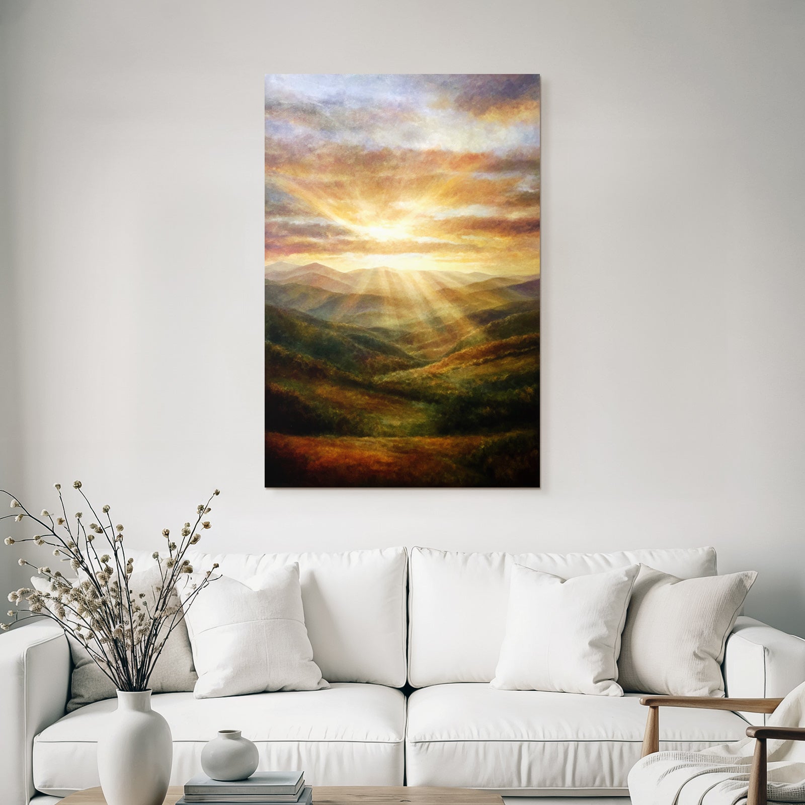Sunrise Over The Mountains