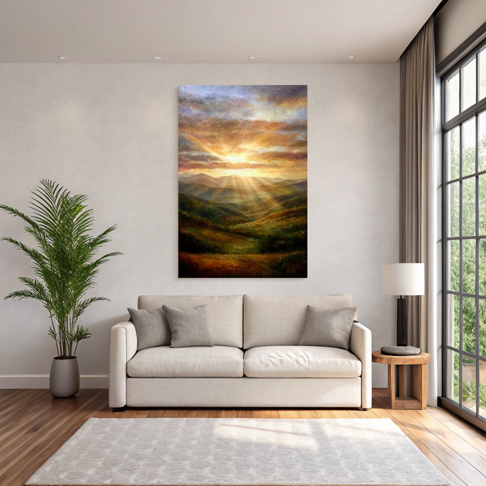 Sunrise Over The Mountains