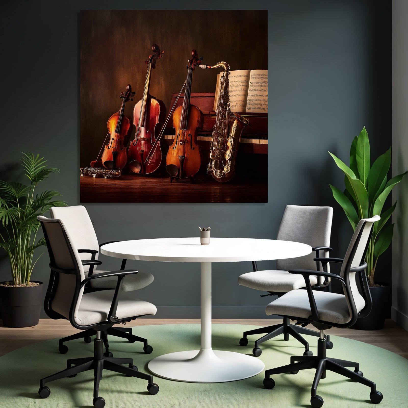 Musikinstrumente Arrangement Stimmungsvoll