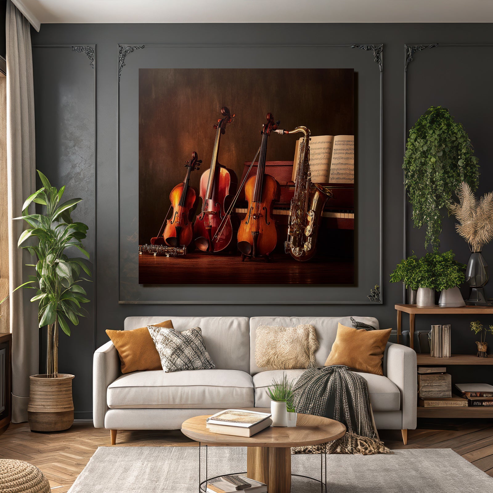 Musikinstrumente Arrangement Stimmungsvoll
