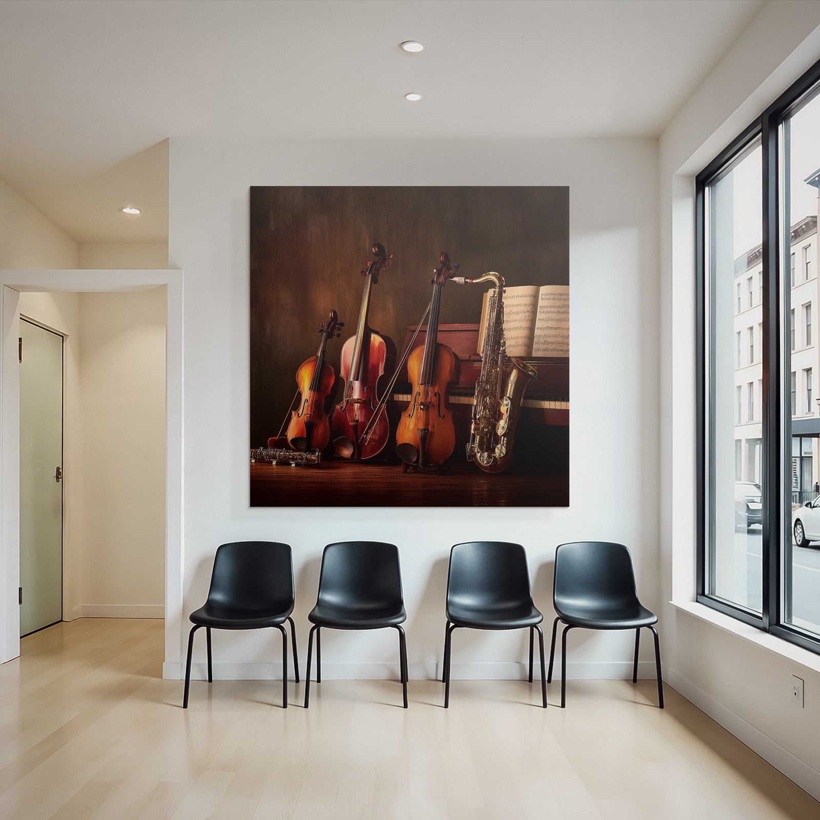 Musikinstrumente Arrangement Stimmungsvoll