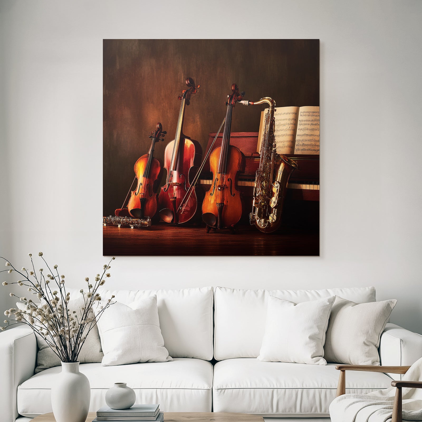 Musikinstrumente Arrangement Stimmungsvoll