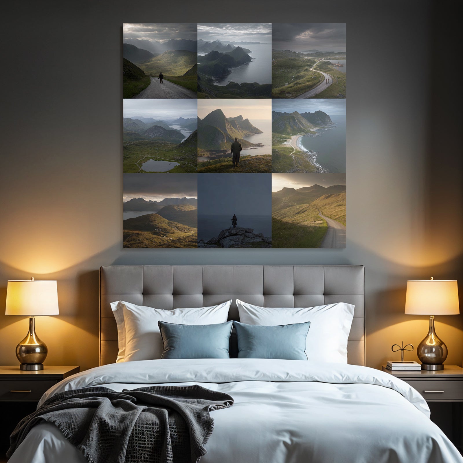Landschaften Abenteür In Der Natur Collage