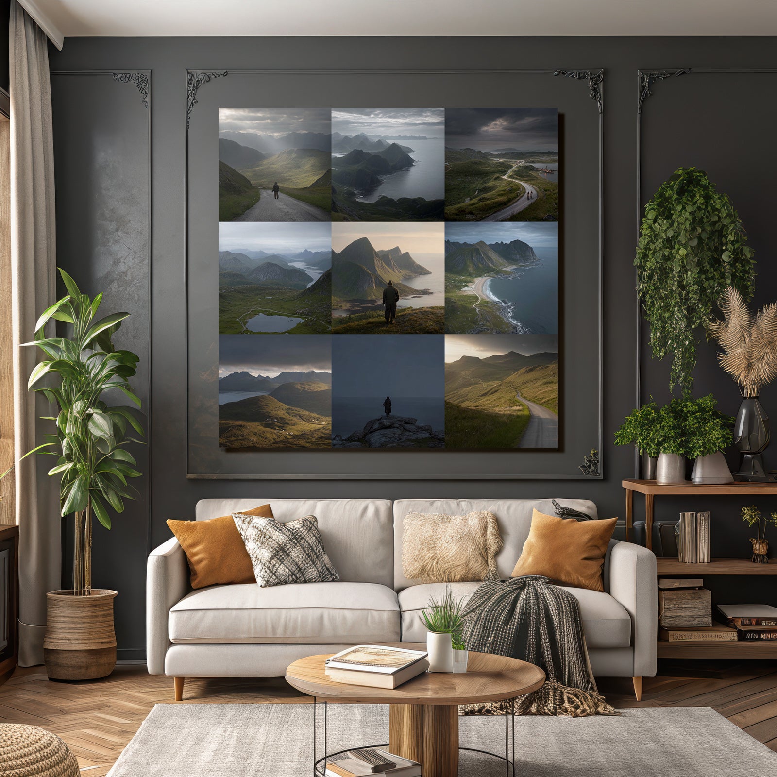 Landschaften Abenteür In Der Natur Collage