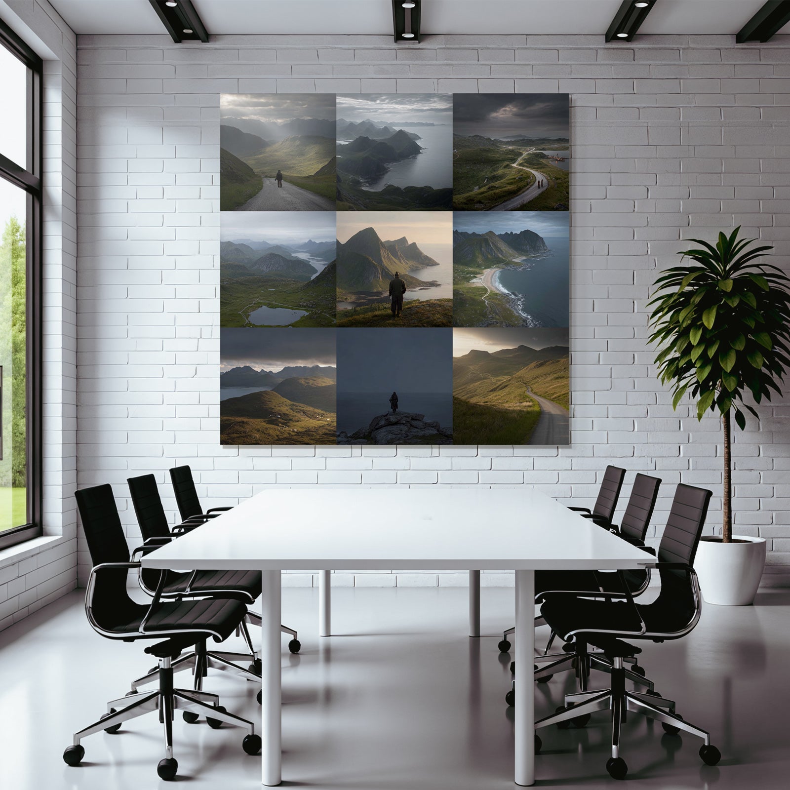 Landschaften Abenteür In Der Natur Collage