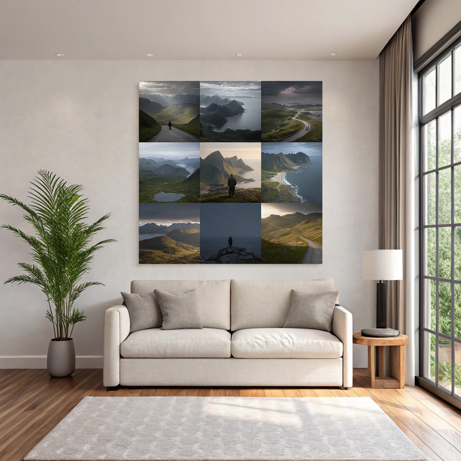 Landschaften Abenteür In Der Natur Collage