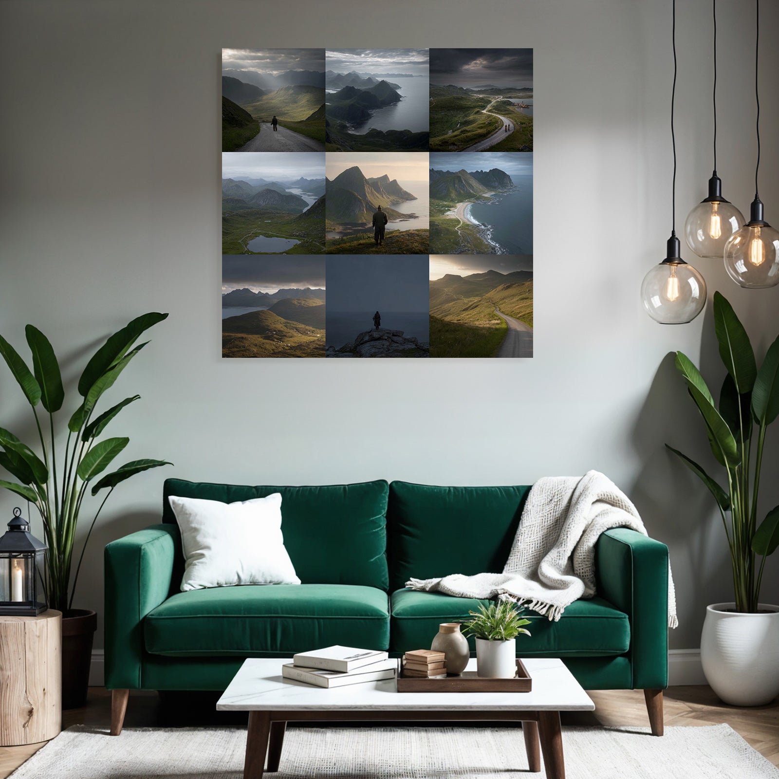 Landschaften Abenteür In Der Natur Collage
