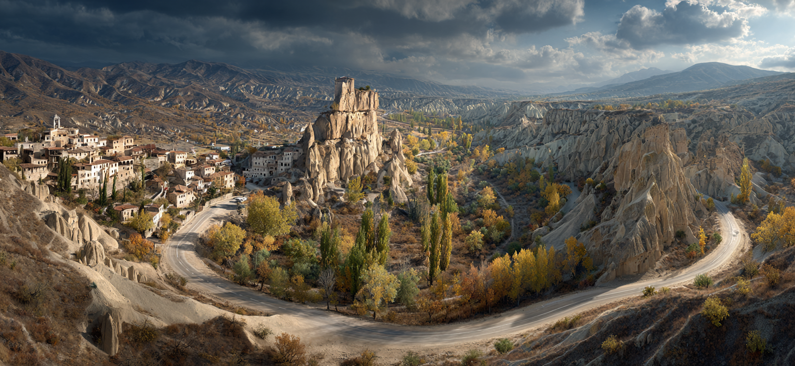 Landschaft Cappadocia Herbstfarben Geologische Formationen | Reisen und Outdoor | Themen und Hobbys