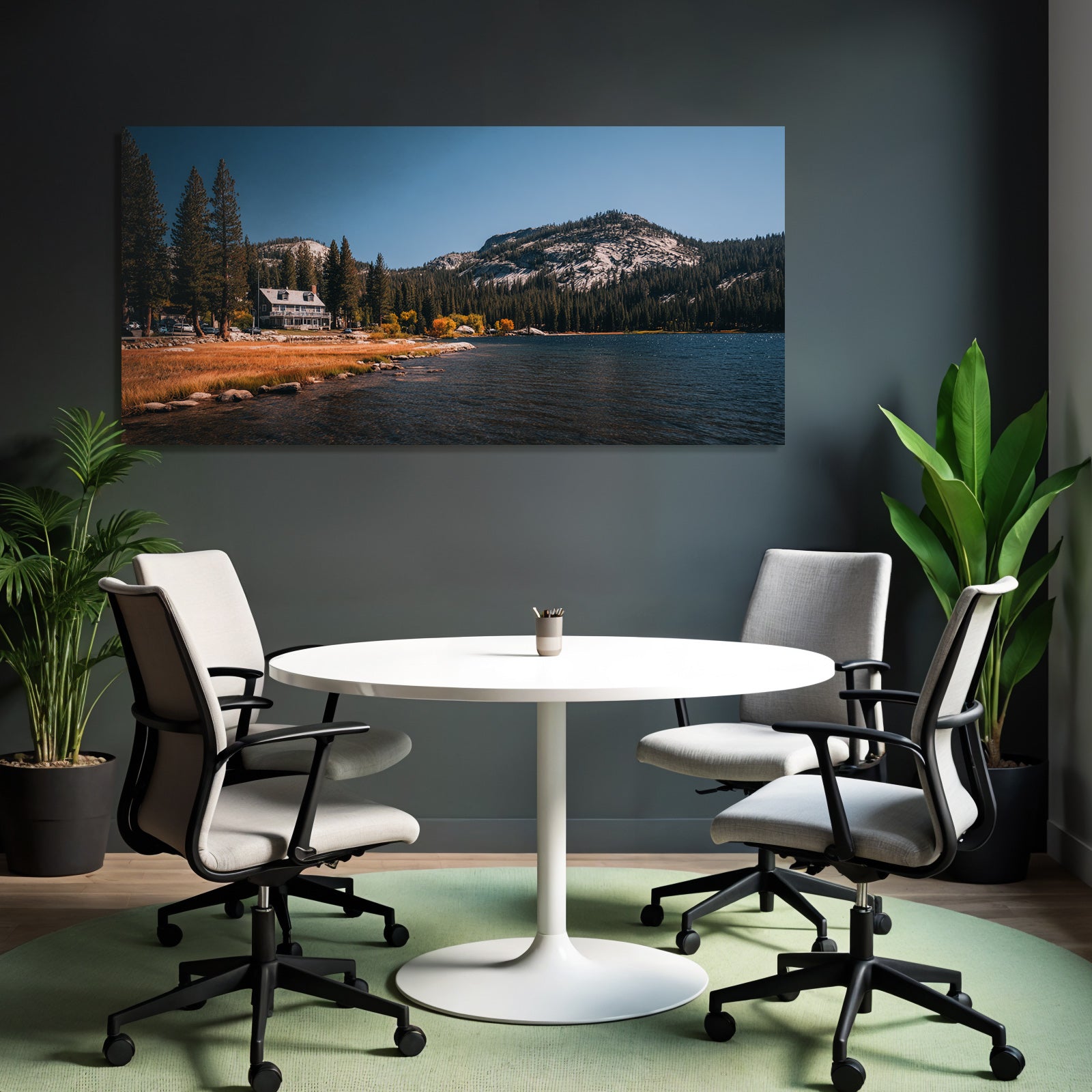 See Mountains Und Haus In Der Natur Landscape