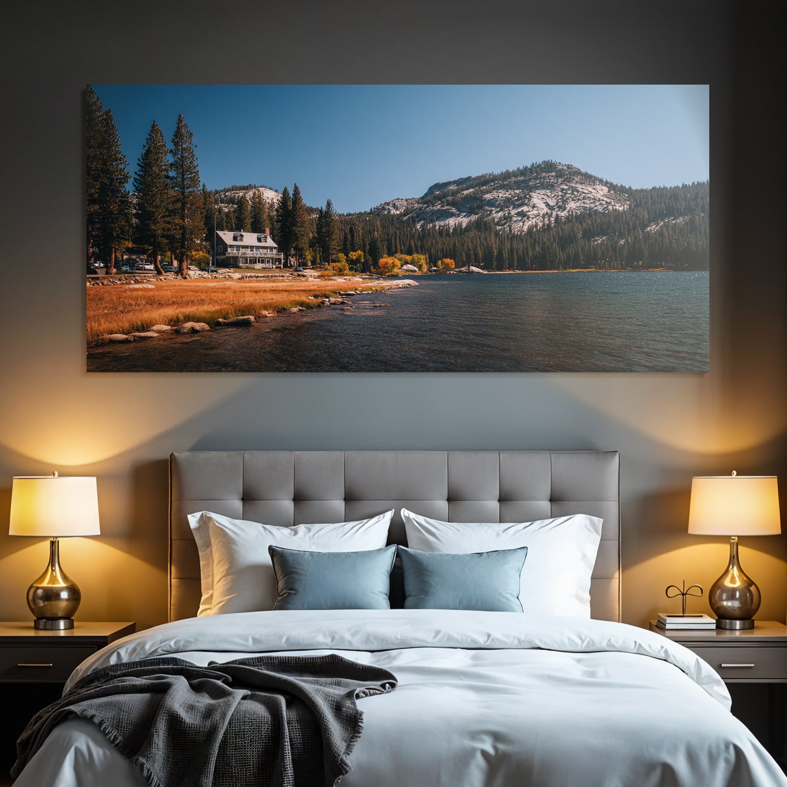 See Mountains Und Haus In Der Natur Landscape