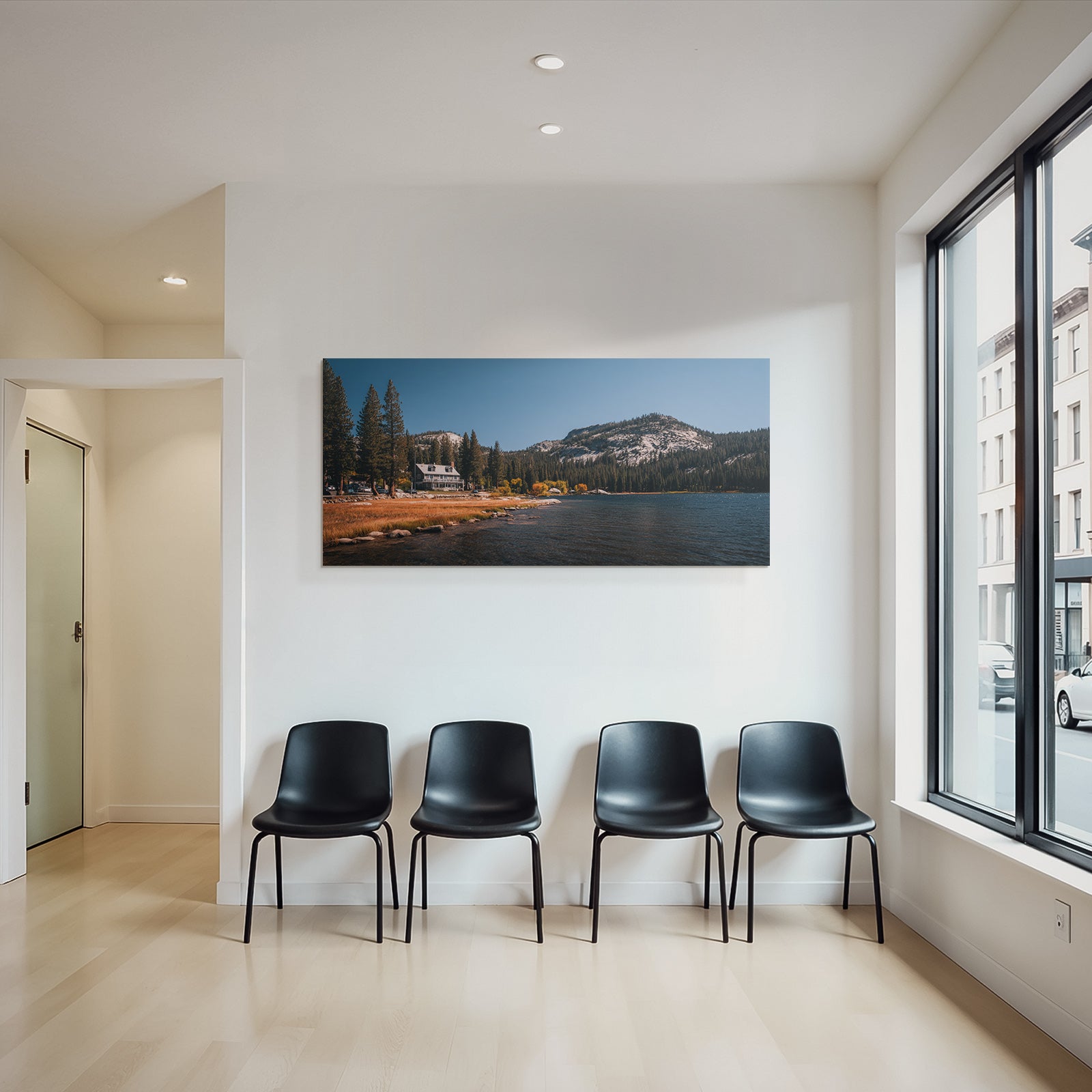See Mountains Und Haus In Der Natur Landscape