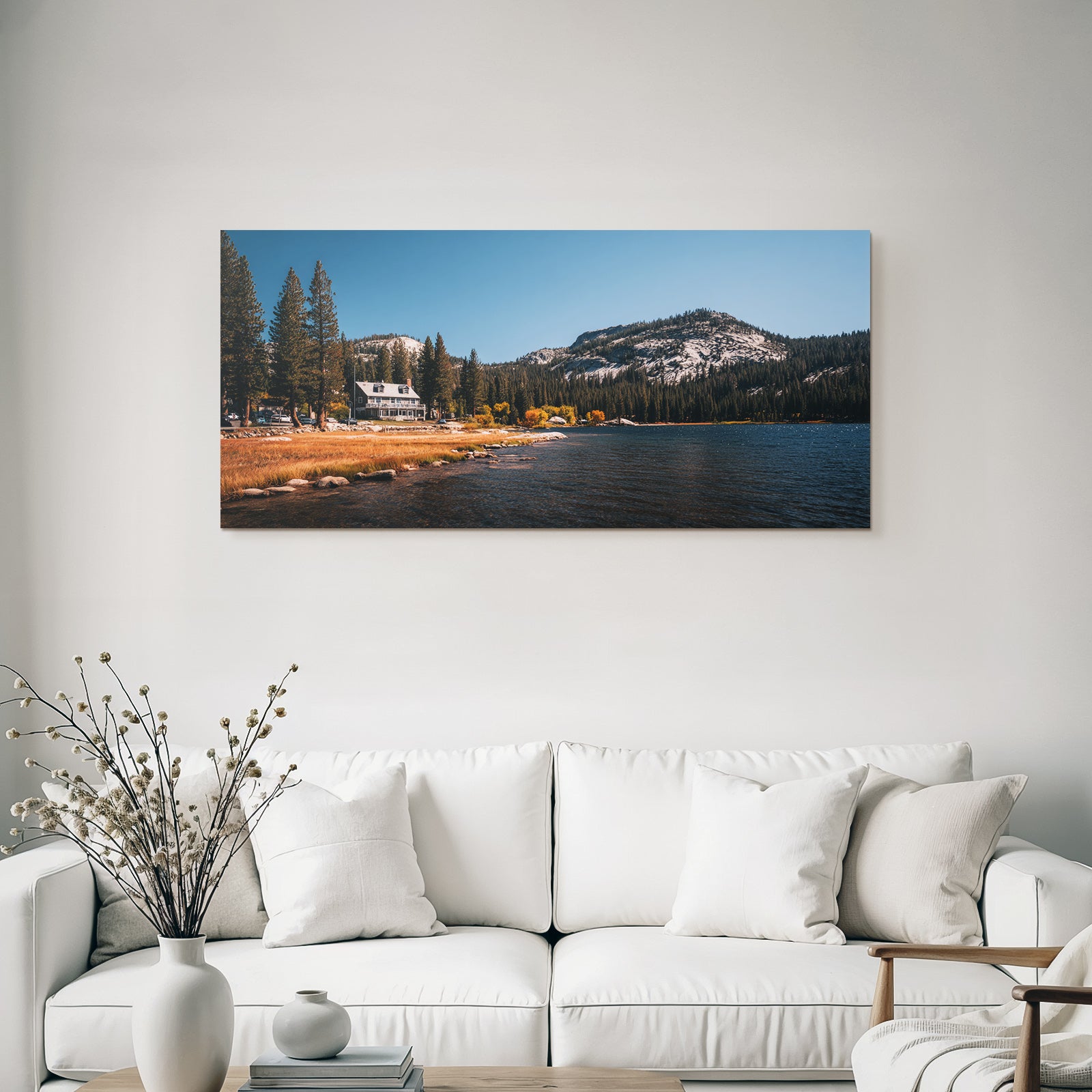 See Mountains Und Haus In Der Natur Landscape