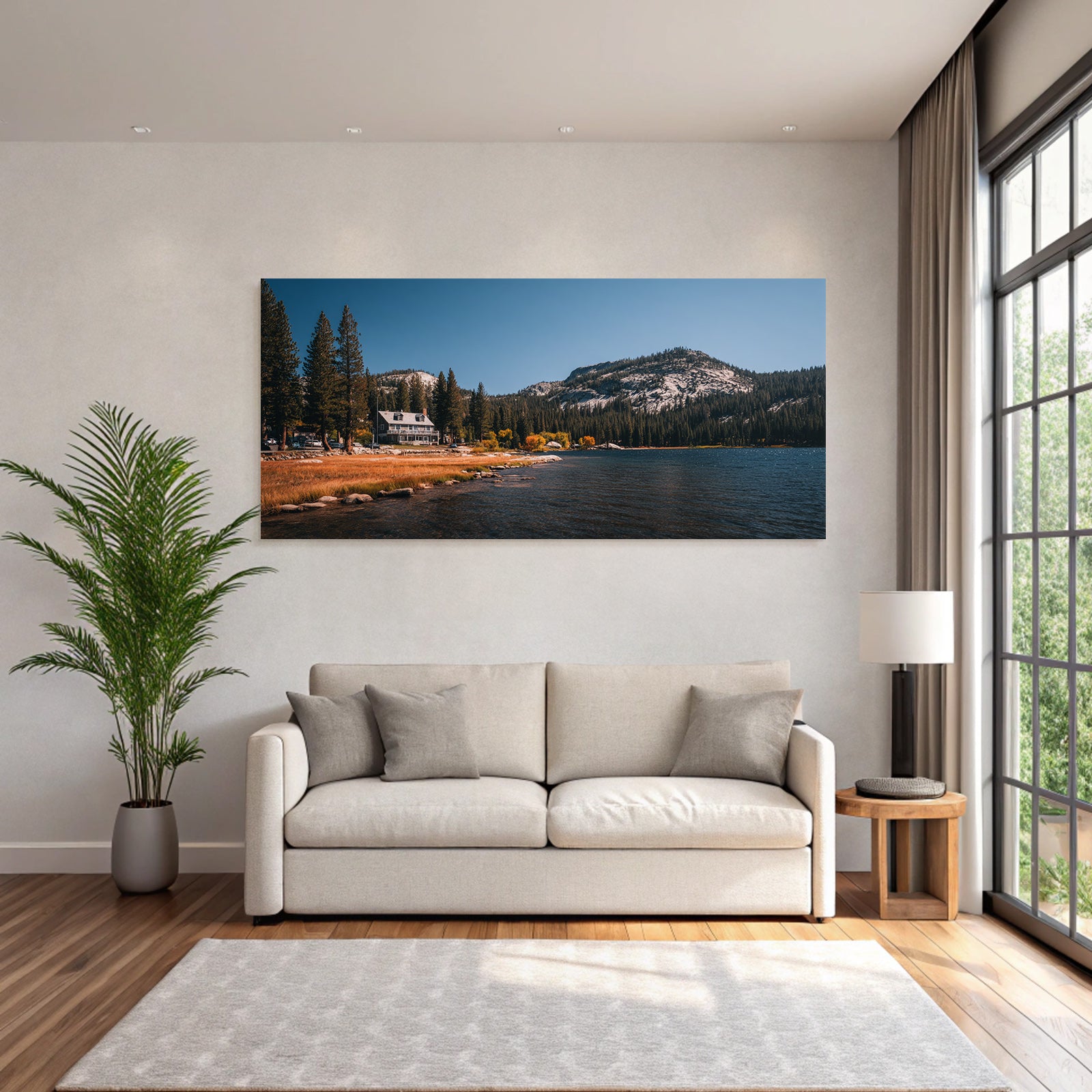 See Mountains Und Haus In Der Natur Landscape
