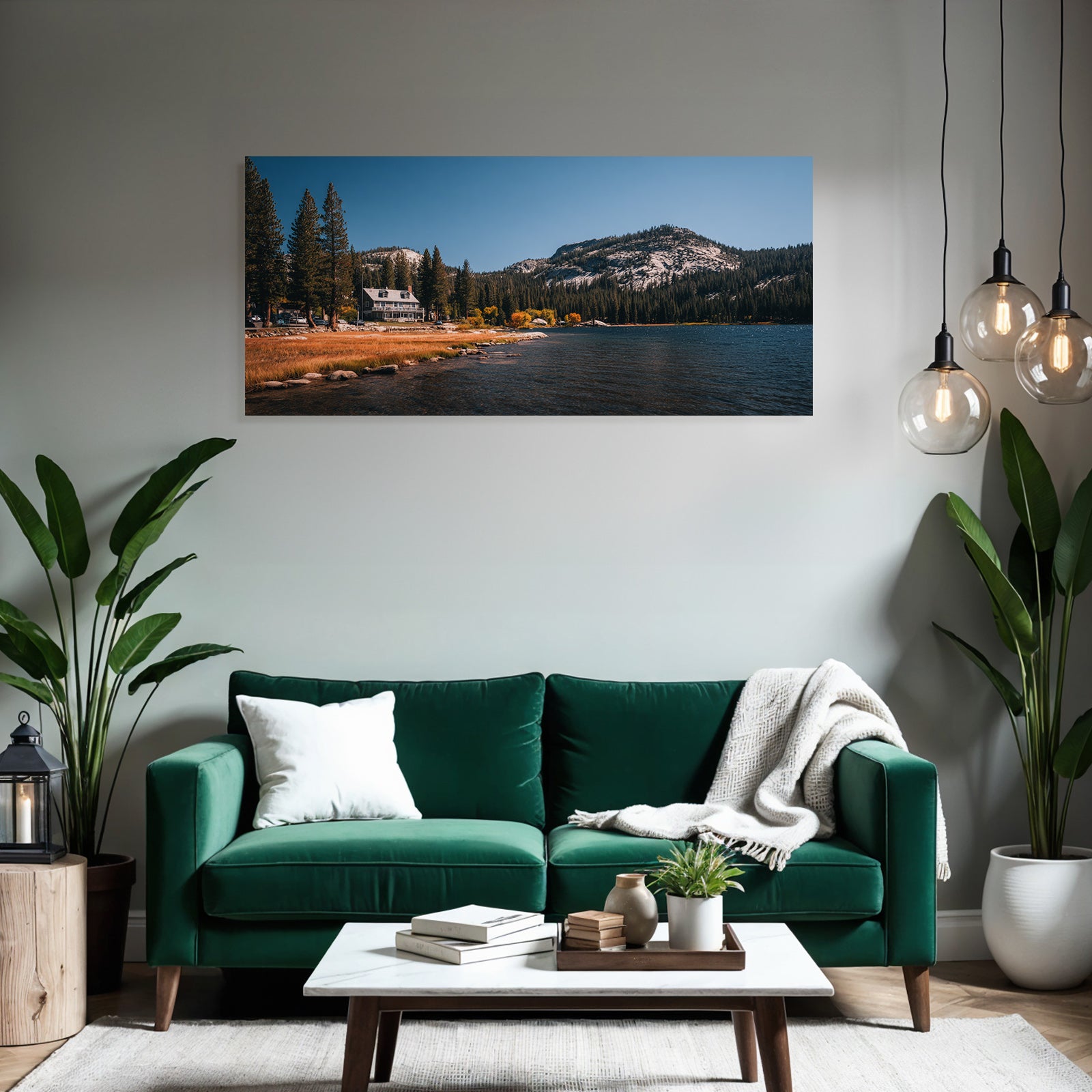 See Mountains Und Haus In Der Natur Landscape