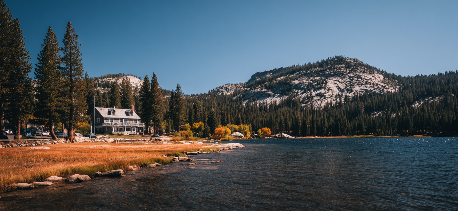 See Mountains Und Haus In Der Natur Landscape | Reisen und Outdoor | Themen und Hobbys
