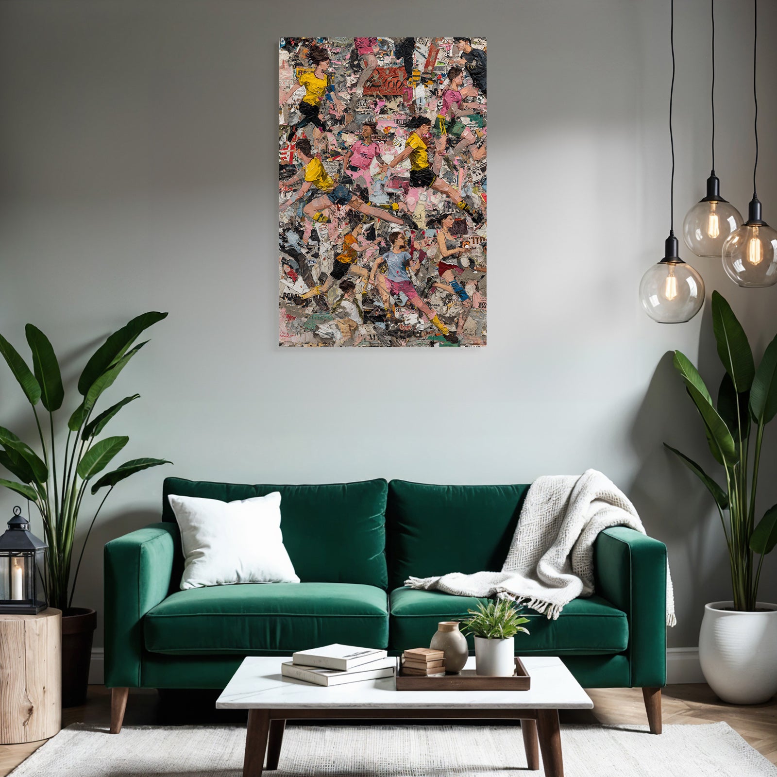 Bewegung Sport Athleten Collage