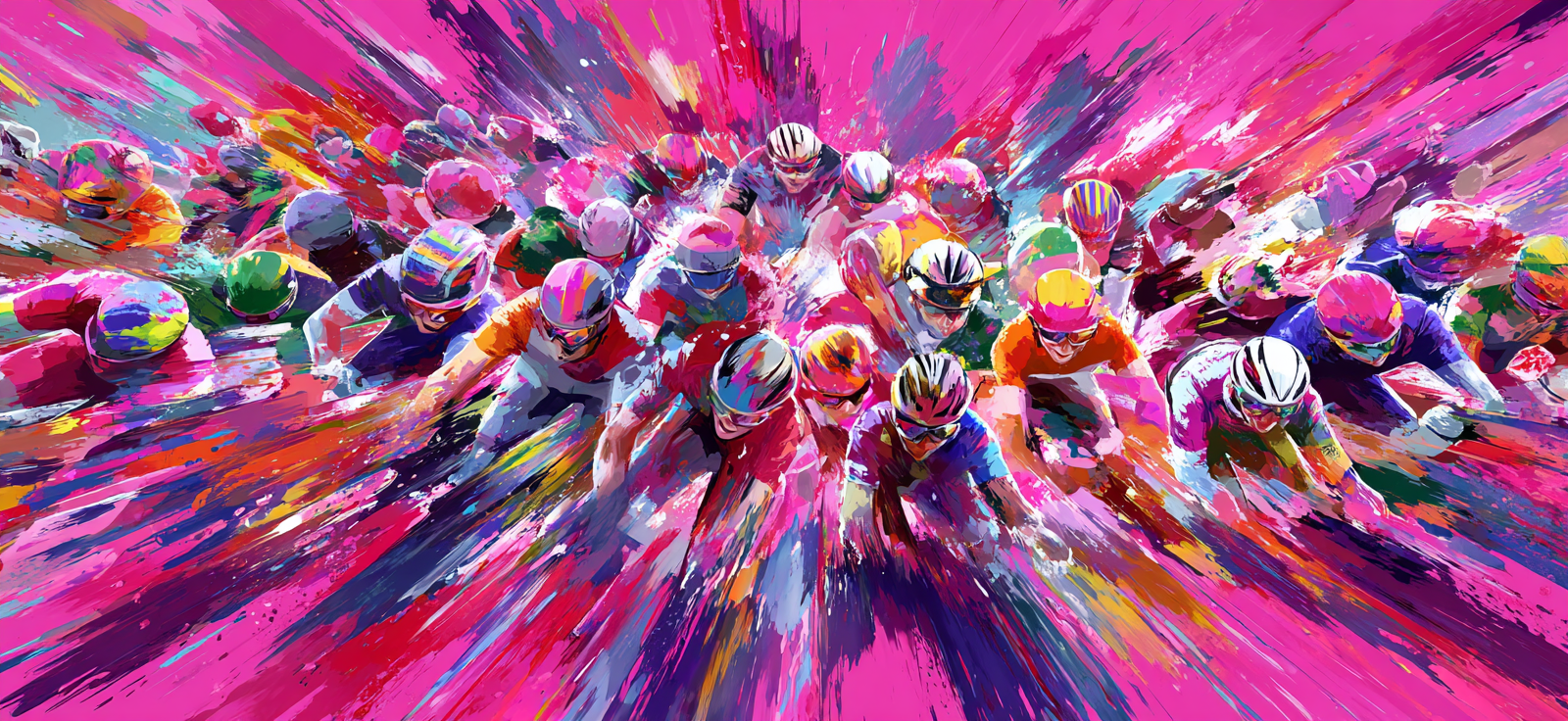 Radrennen Abstract Farbe Vibrant Movement | Sport und Bewegung | Themen und Hobbys