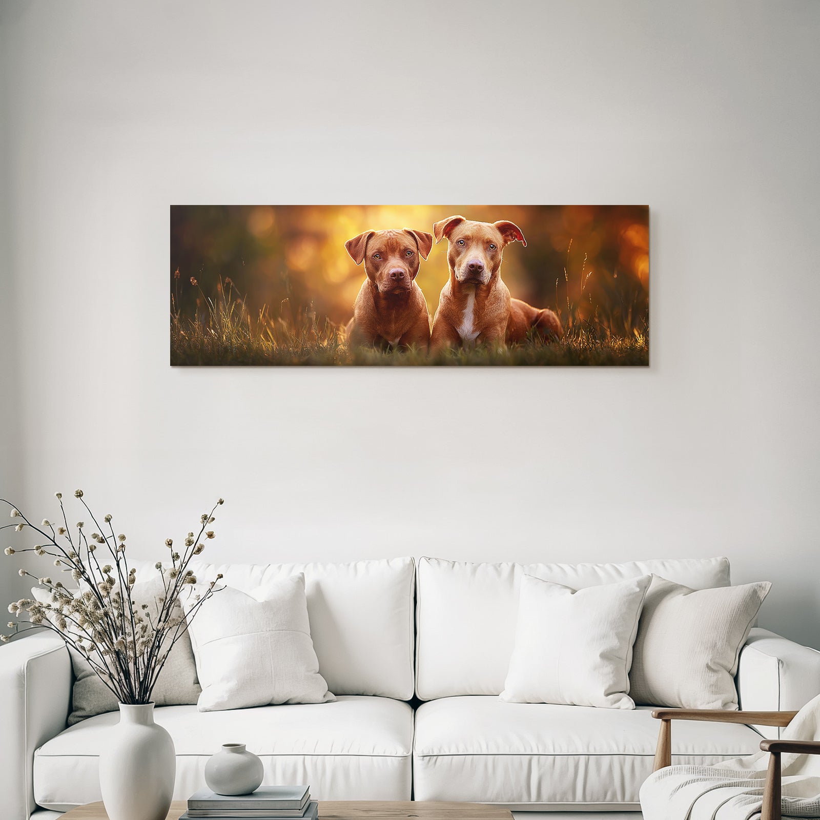 Sitzen Neben Einander Im Grünen Licht Der Sonneuntergang