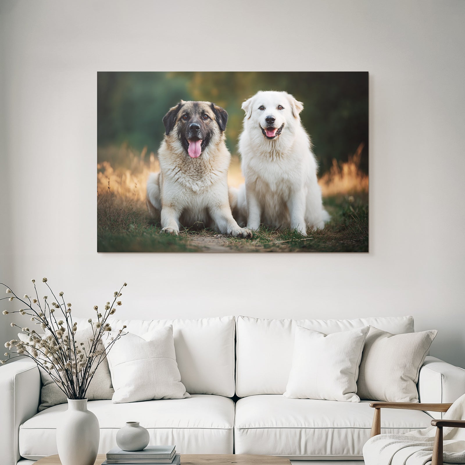 Sitzen Vor Einem Natürlichen Hintergrund Lachend