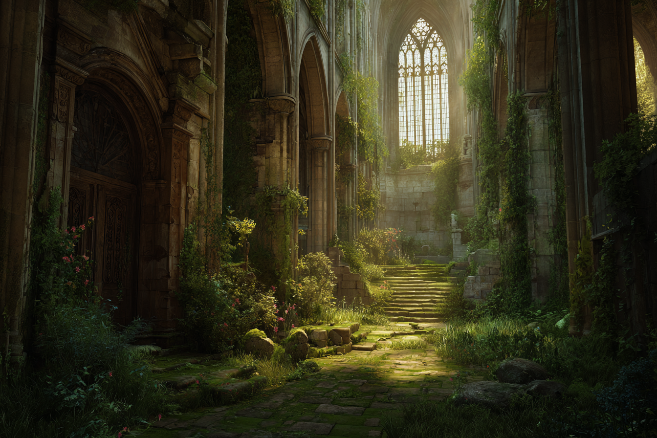 Serene Gothic Cathedral With Nature Reclaiming Structure | Lost Places | Architektur
