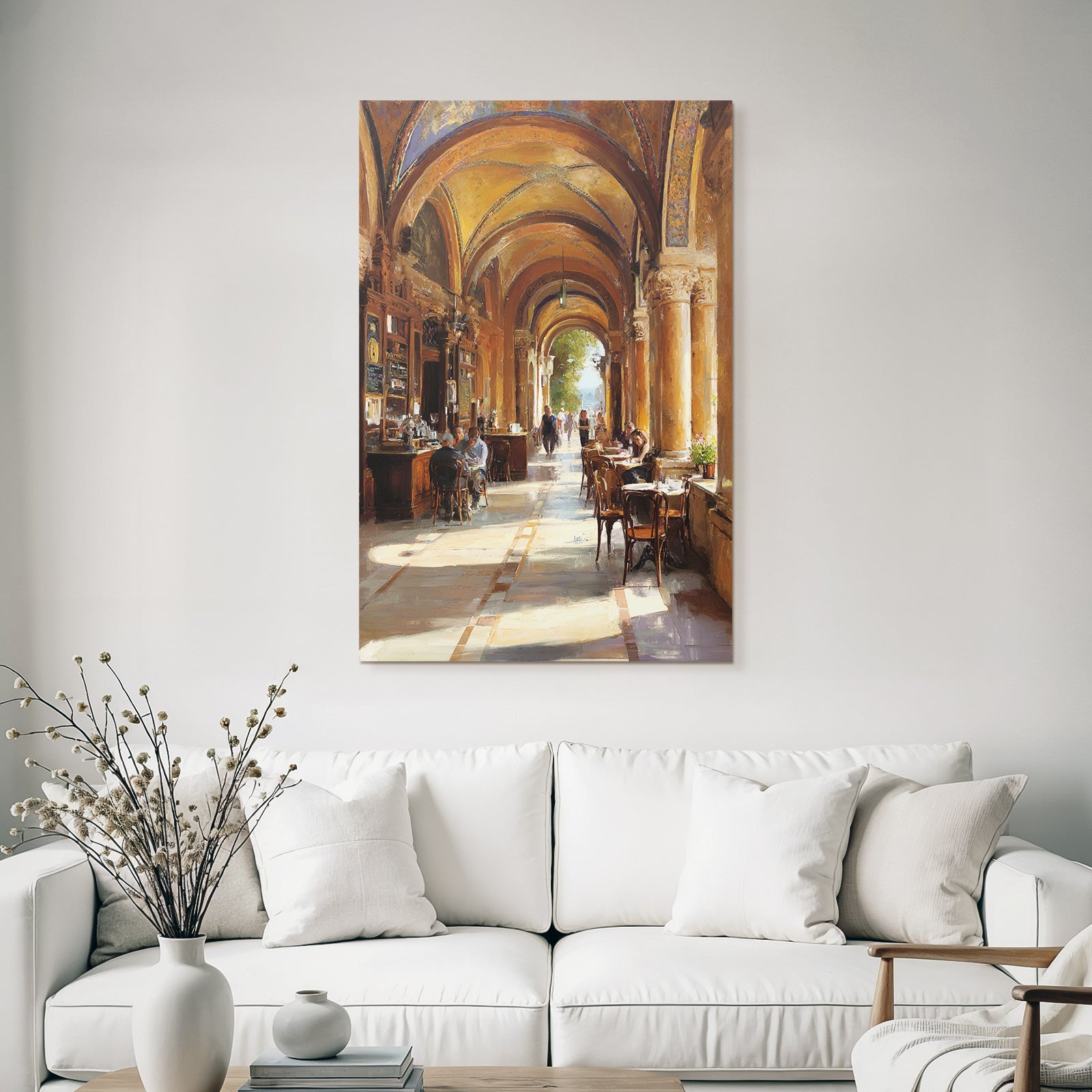 Elegant Interior Cafe With Blur