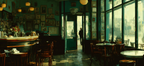 Cafe Innenraum Warm Einladend Mit Naturlicht Und Lebendigem Ambiente | Bars Cafes Theater Bibliotheken | Architektur