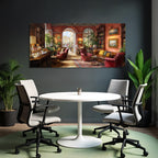 Cozy Elegantly Decorated Interior Space Cafe Reading Room