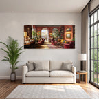 Cozy Elegantly Decorated Interior Space Cafe Reading Room