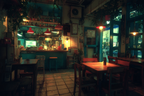 Gemütliches Cafe Innenleben Mit Rustikalem Charme | Bars Cafes Theater Bibliotheken | Architektur