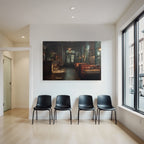 Stylish interior Bar Cafe Wooden bar Leather seating Wooden floor