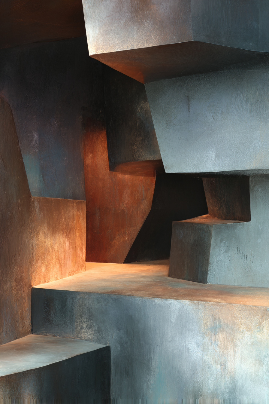 Moderne Abstrakte Zusammensetzung Geometrische Formen Farben Kunstwerk | Moderne Architektur | Architektur