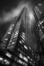 Moderne Hochhaus Moderne Schwarz Weiss Stimmungsvoll | Moderne Architektur | Architektur