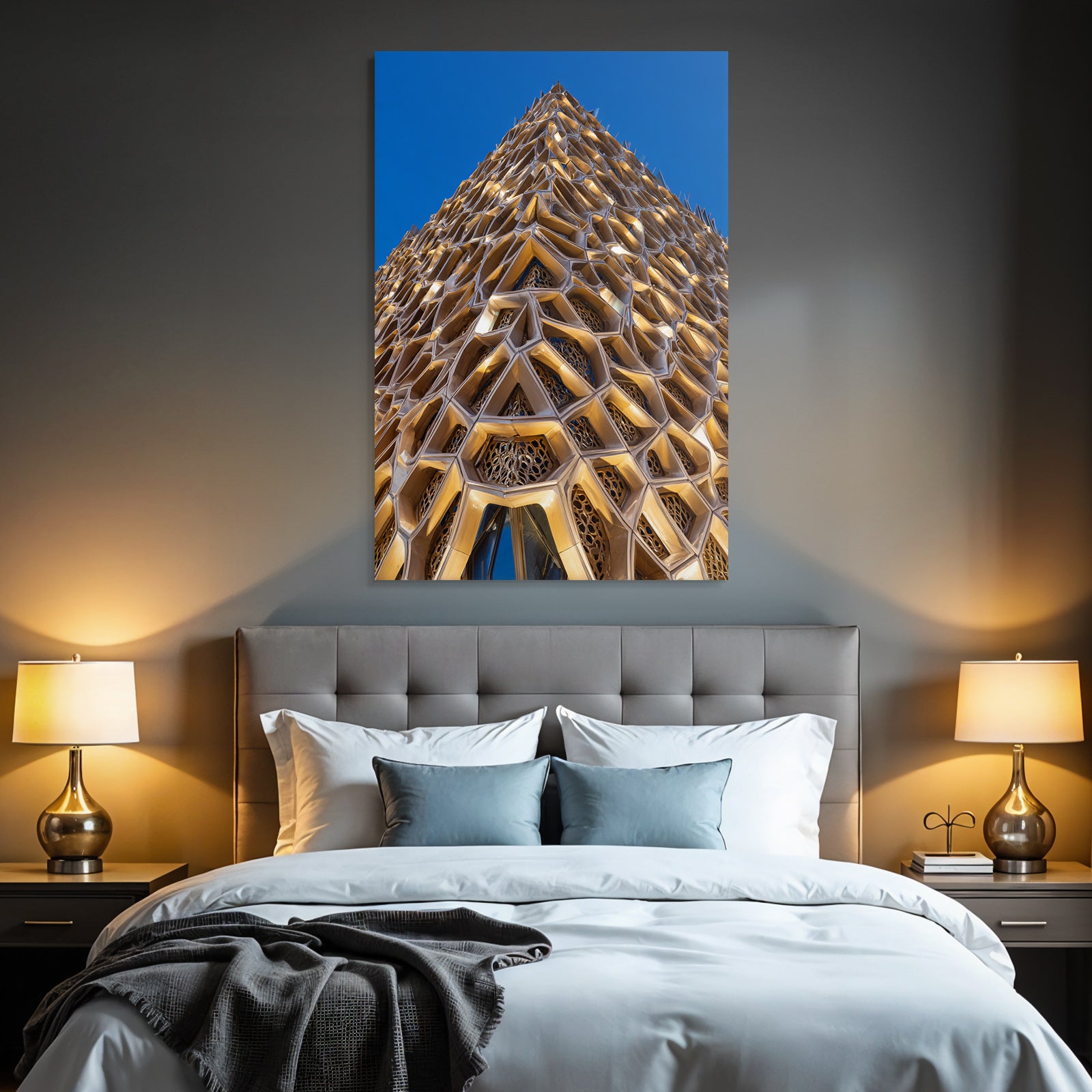 Moderne Honeycomb Fassade Modernes