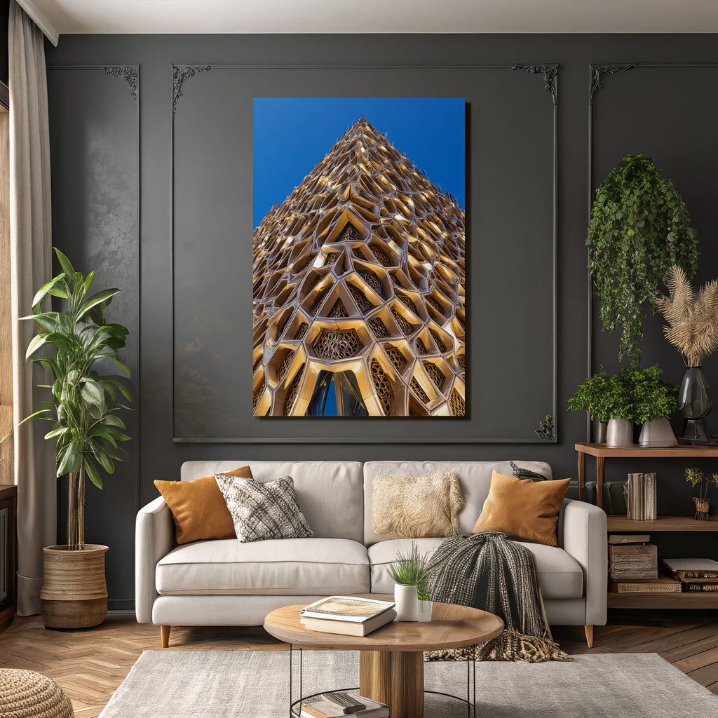 Moderne Honeycomb Fassade Modernes