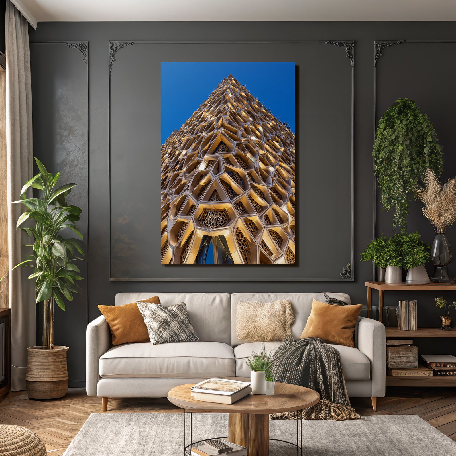 Moderne Honeycomb Fassade Modernes