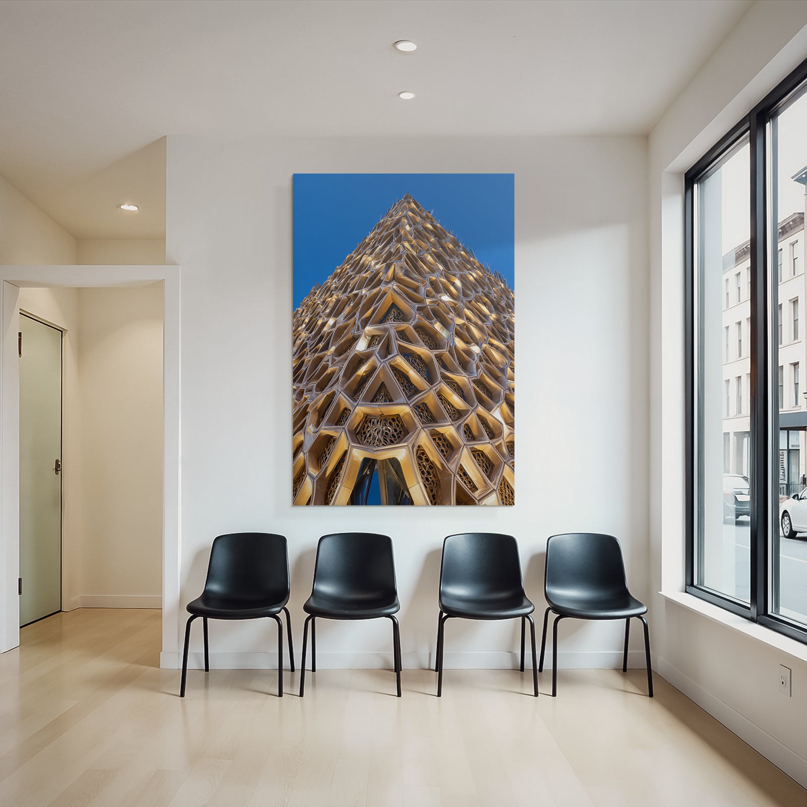 Moderne Honeycomb Fassade Modernes