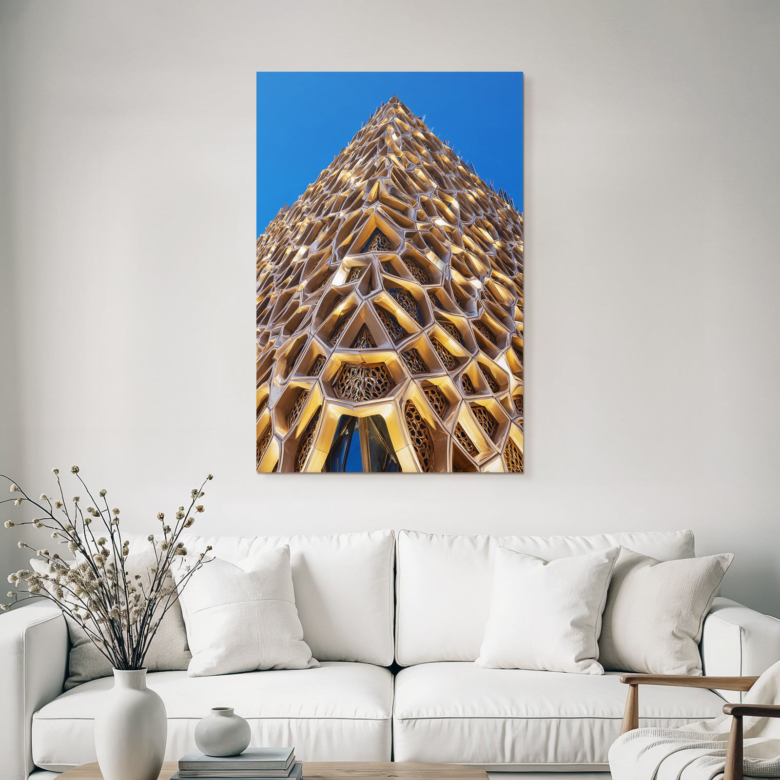 Moderne Honeycomb Fassade Modernes