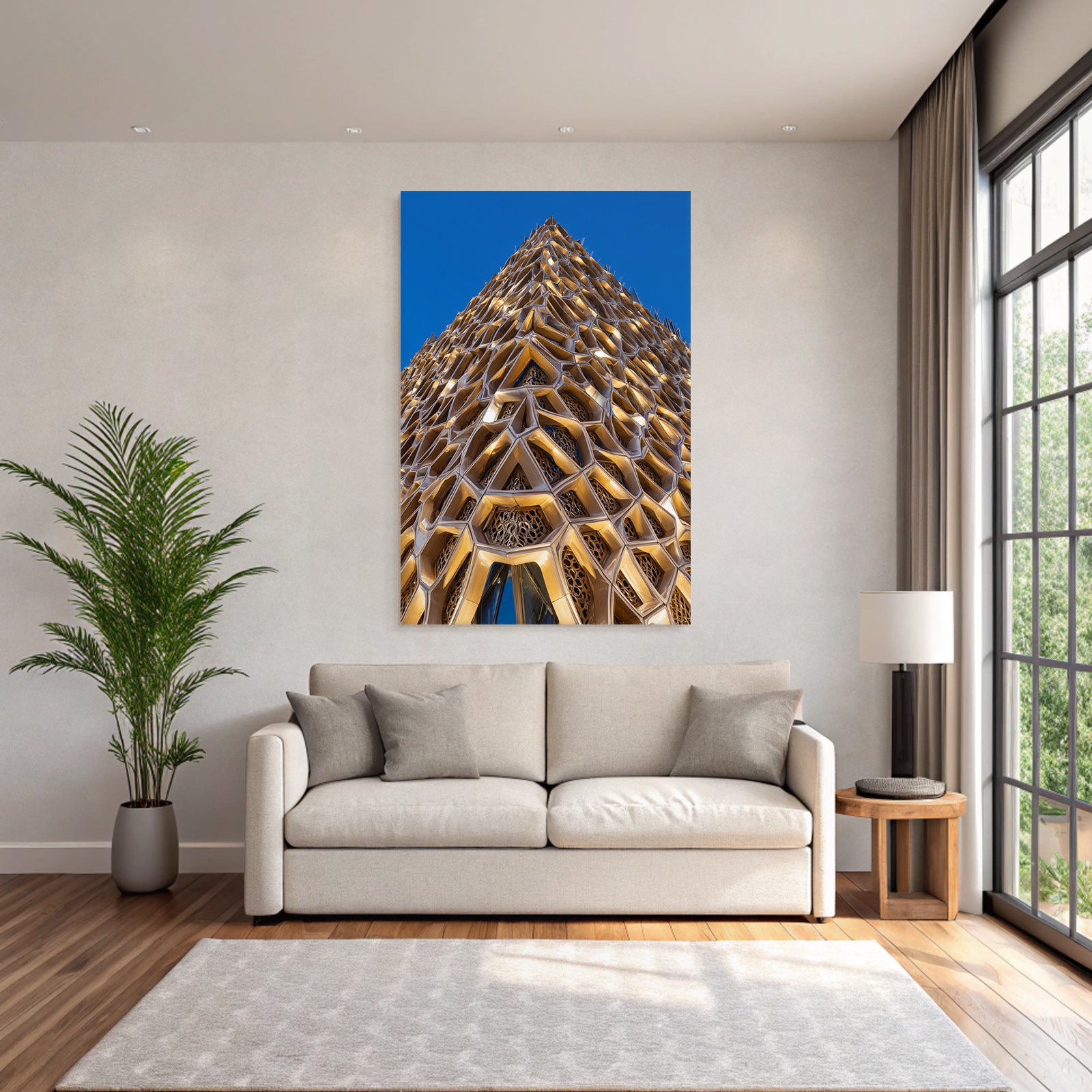 Moderne Honeycomb Fassade Modernes