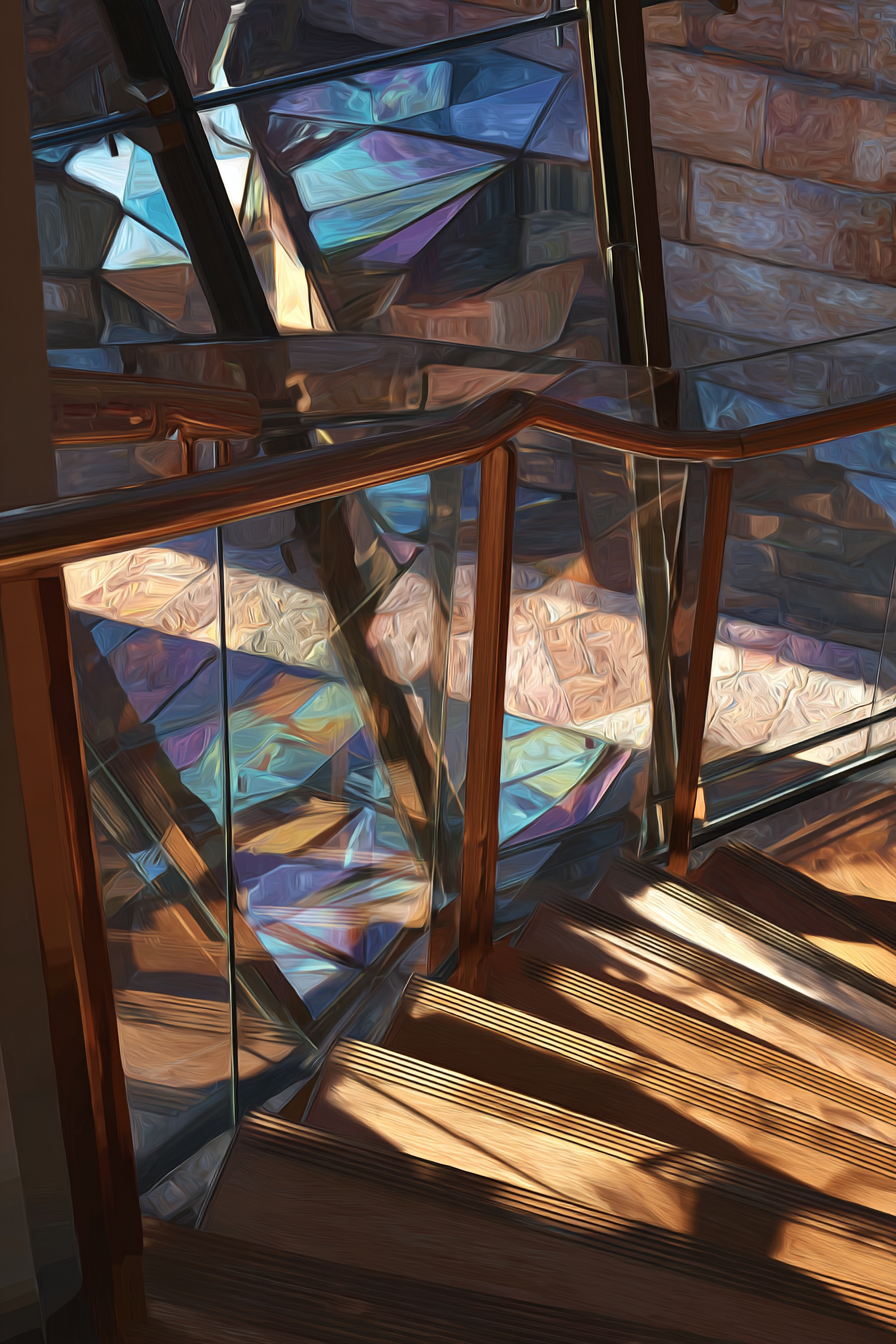 Moderne Modern Treppe Mit Holz Und Glass Railing | Moderne Architektur | Architektur