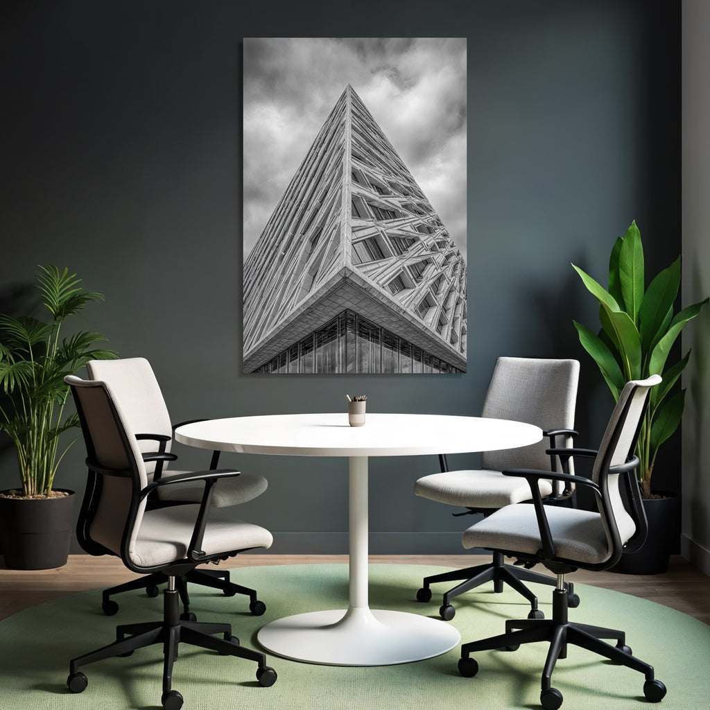 Moderne Moderne Geometrisches Design Monochrom