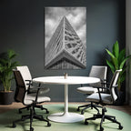 Moderne Moderne Geometrisches Design Monochrom