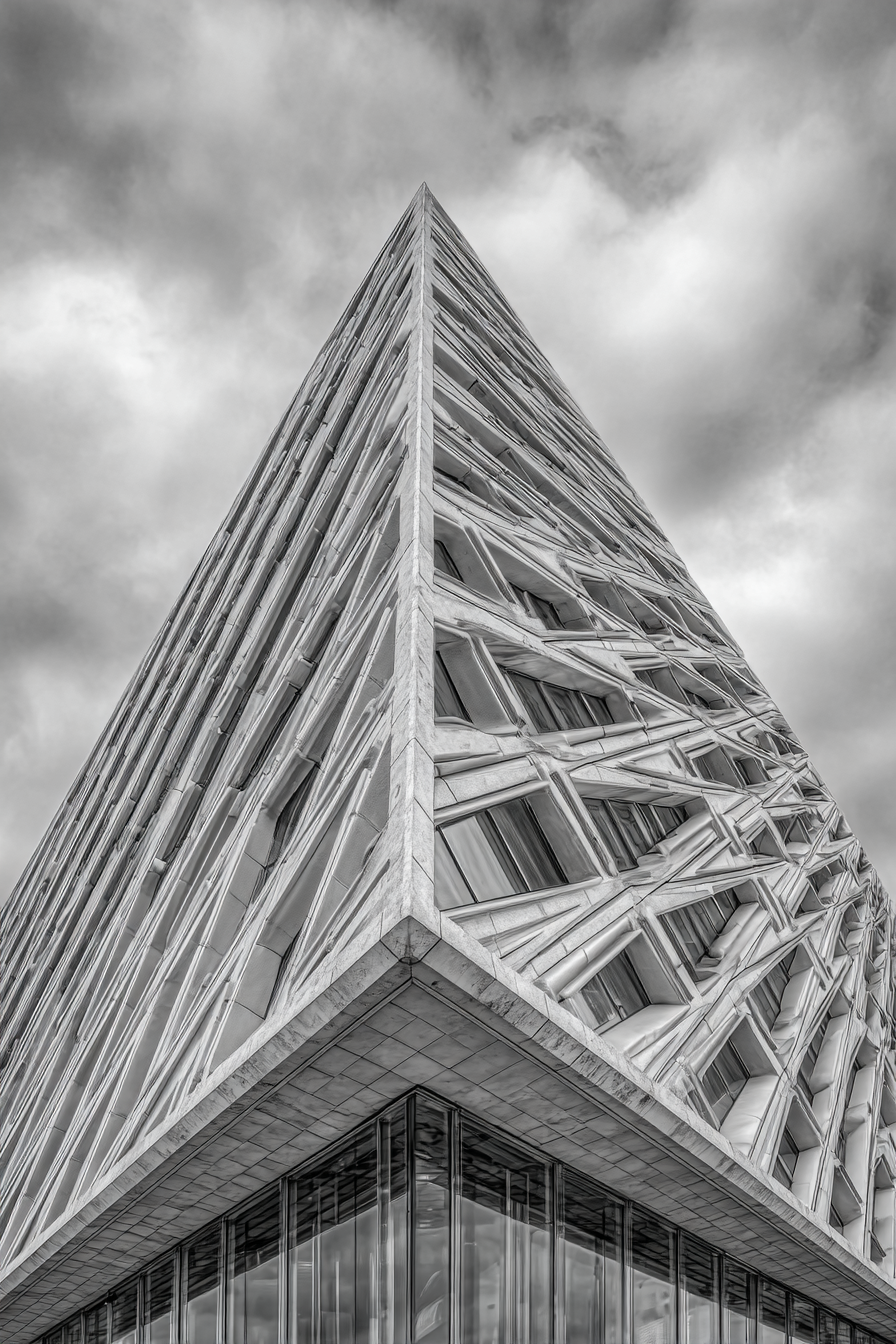Moderne Moderne Geometrisches Design Monochrom | Moderne Architektur | Architektur