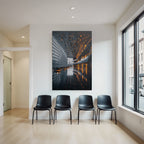 Moderne Moderne Innenraum Mit Anspruchsvoller Beleuchtung Und Wanddesign