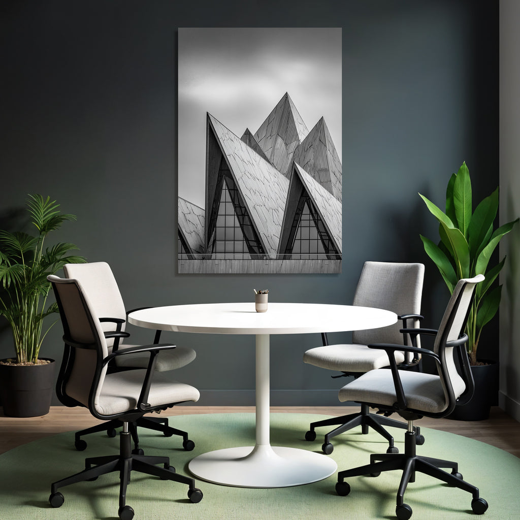 Moderne Moderne Pyramiden Dach Design Mit Glass Und Metal