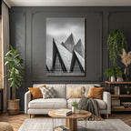 Moderne Moderne Pyramiden Dach Design Mit Glass Und Metal