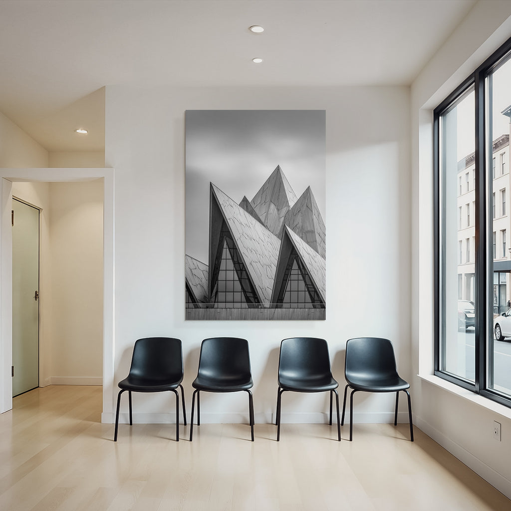 Moderne Moderne Pyramiden Dach Design Mit Glass Und Metal