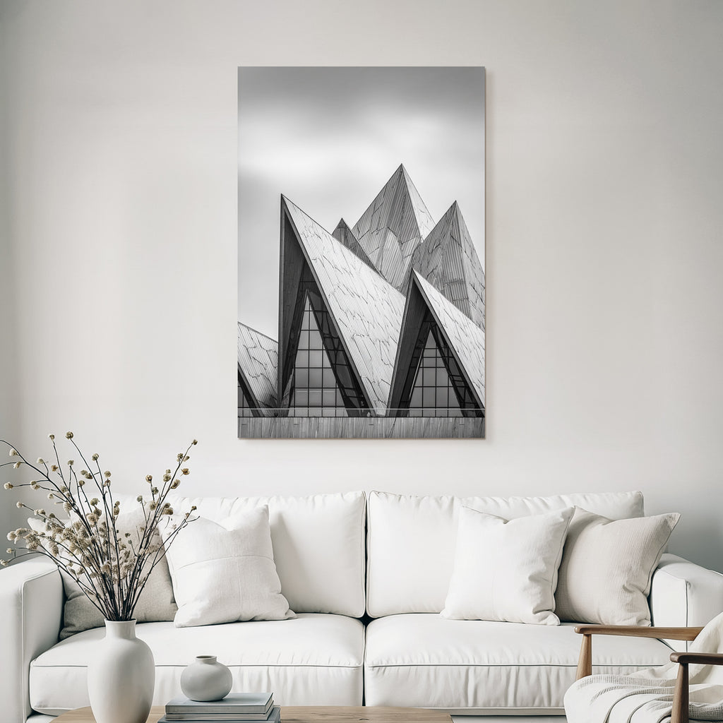 Moderne Moderne Pyramiden Dach Design Mit Glass Und Metal