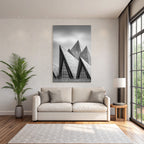 Moderne Moderne Pyramiden Dach Design Mit Glass Und Metal