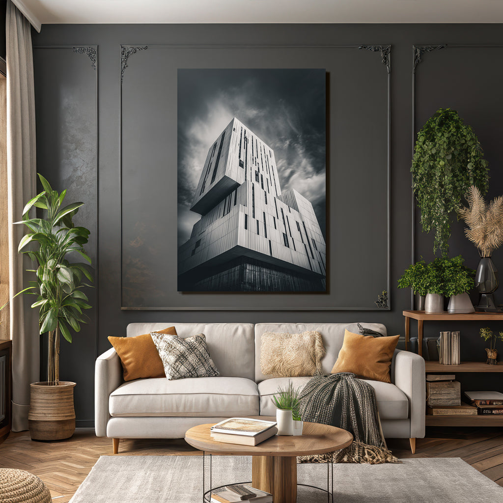 Moderne Moderne Scharfe Linien Geometrische Formen