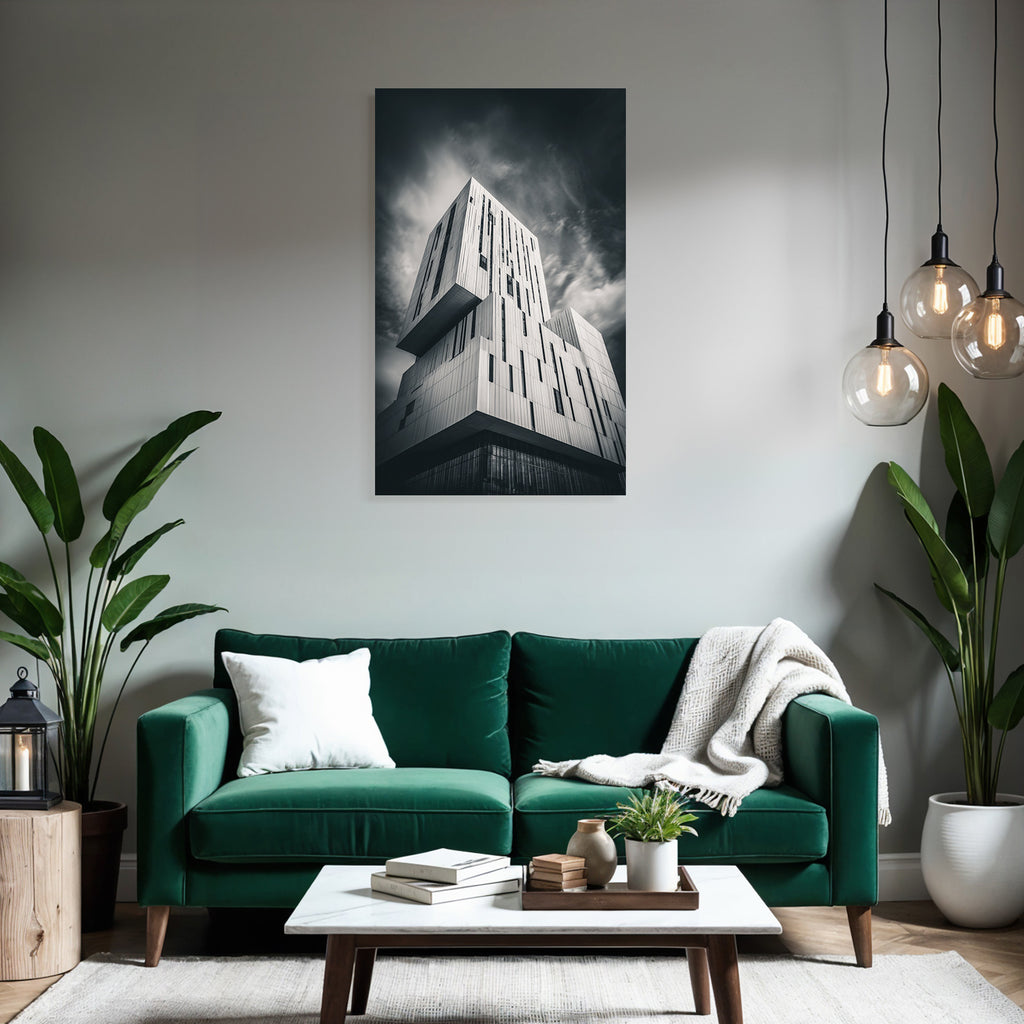 Moderne Moderne Scharfe Linien Geometrische Formen